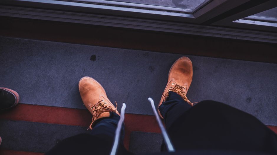 men's flare jeans for boots without too much flare