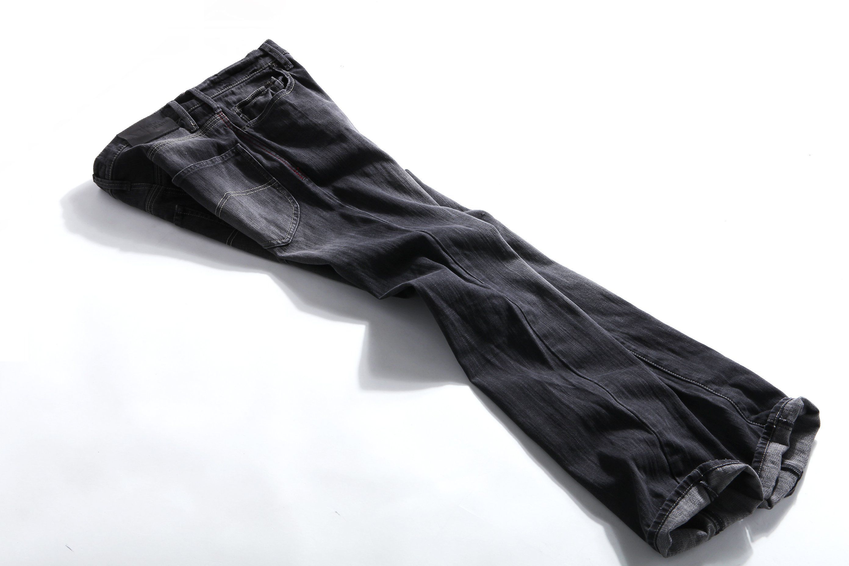 men's flare jeans black stretch