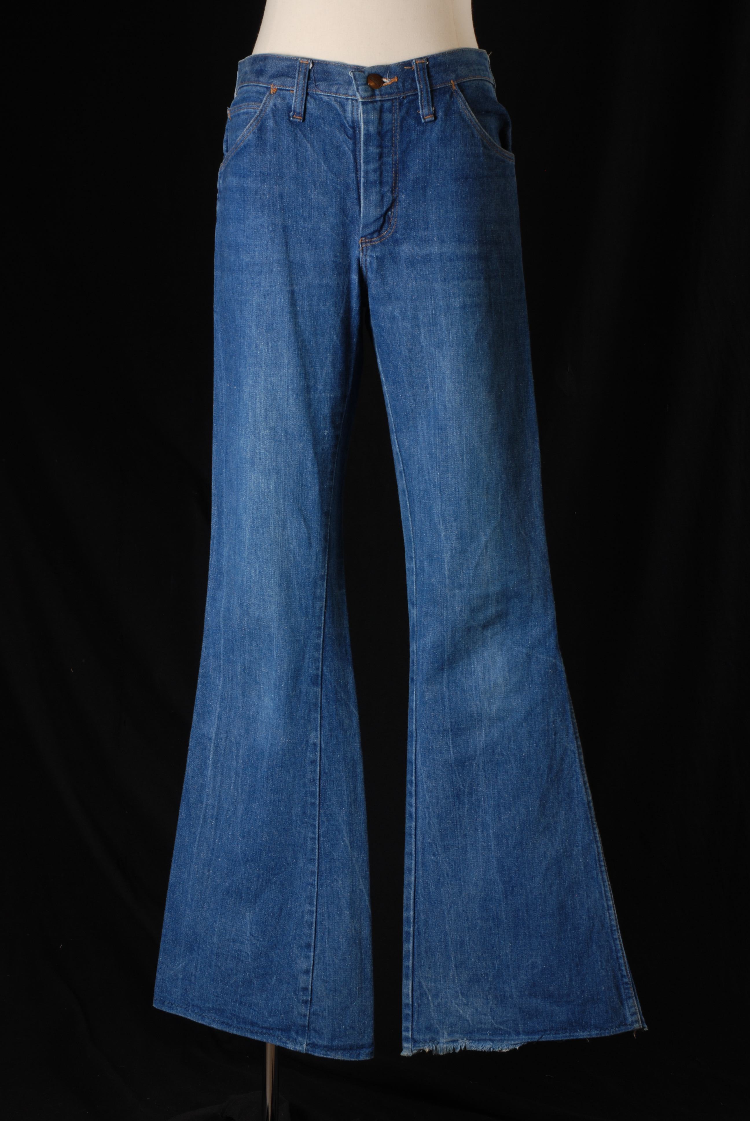 men's bell bottom jeans with 10 percent spandex