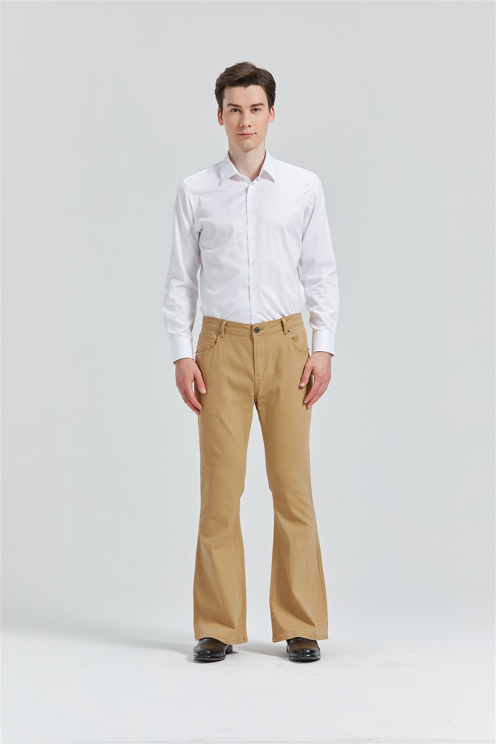 Classic Khaki Bell Bottom Jean